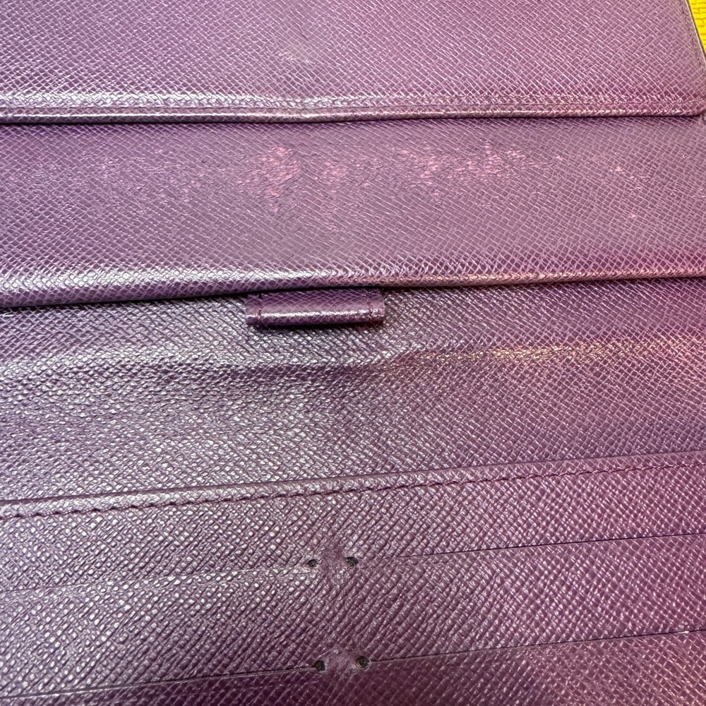 LOUIS VUITTON Yellow Epi leather Wallet international - Picture 5 of 9